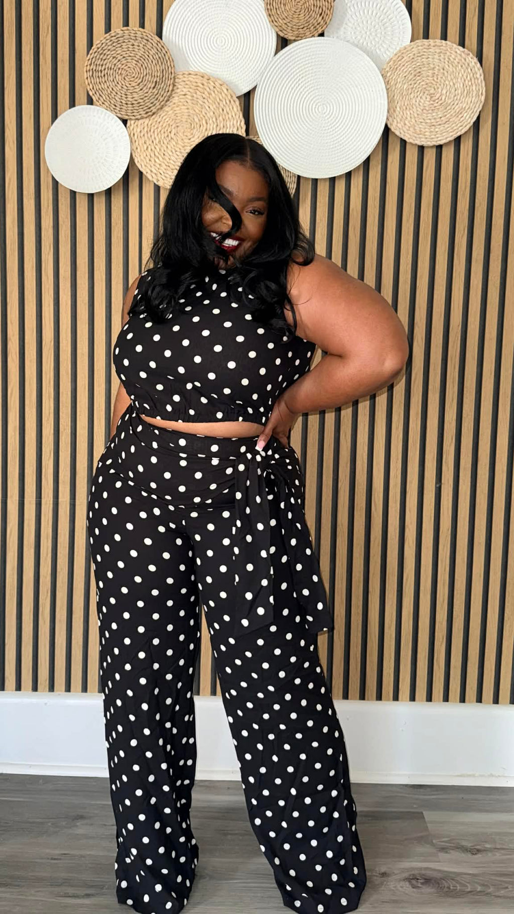 POLKA DOT PANT SET